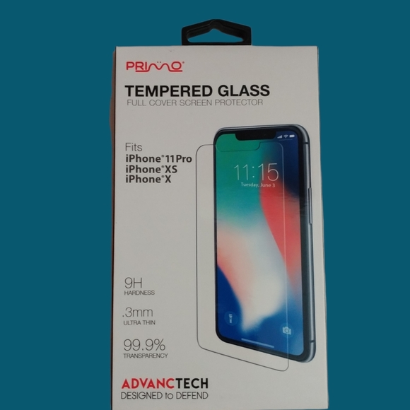 Primo Tempered Glass Screen Protector For iphone 11 Pro, XS & X - Picture 1 of 3